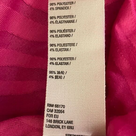 Free People Can’t Stop Dreaming Oversized Tunic Blouse Hot Pink Size Medium - Picture 13 of 14